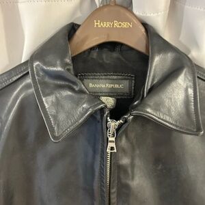 VIntage Banana Republic leather jacket Men's XS